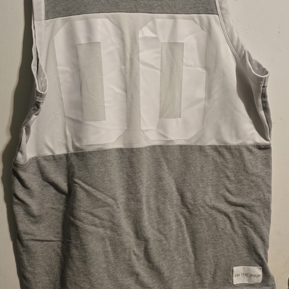 On the Byas Heather Gray Tank Top - Picture 2 of 10